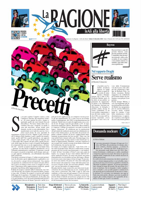 Prima-pagina-la ragione-oggi-edizione-di-oggi-20241214